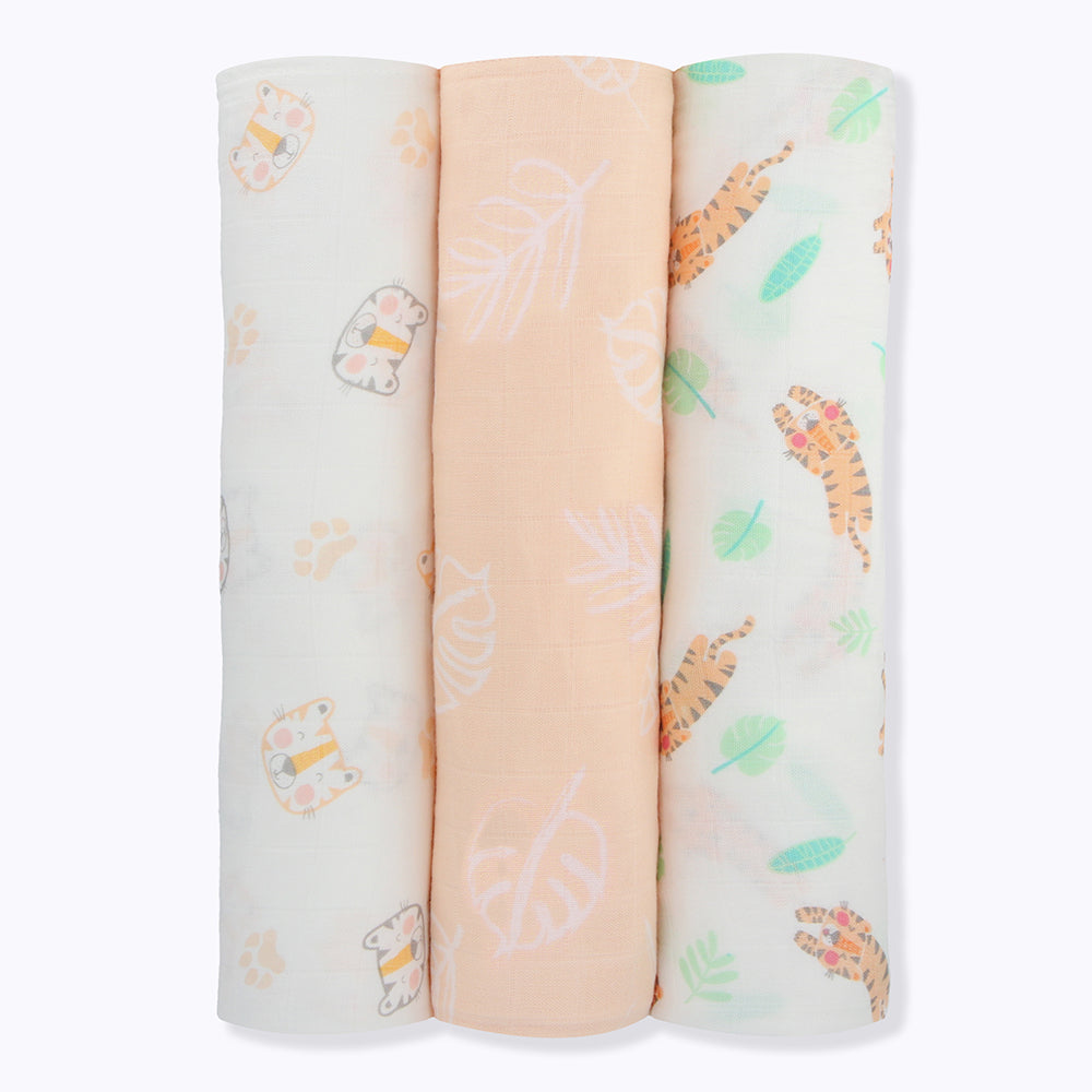 Not Too Big Bamboo Swaddles 3pk - Assorted Designs