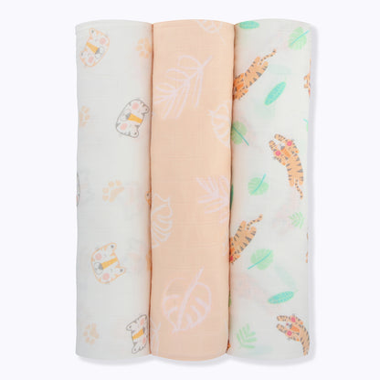 Not Too Big Bamboo Swaddles 3pk - Assorted Designs