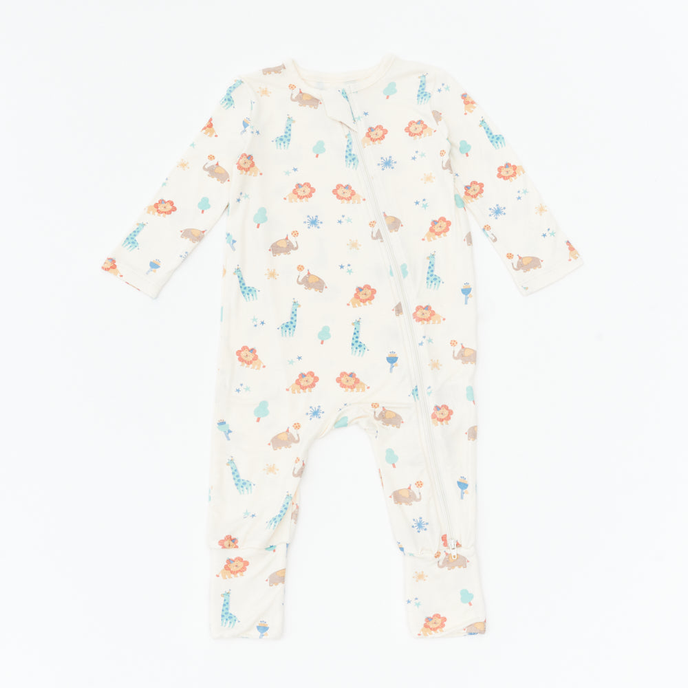 Not Too Big Safari Party Sleepsuit - 2 Pack